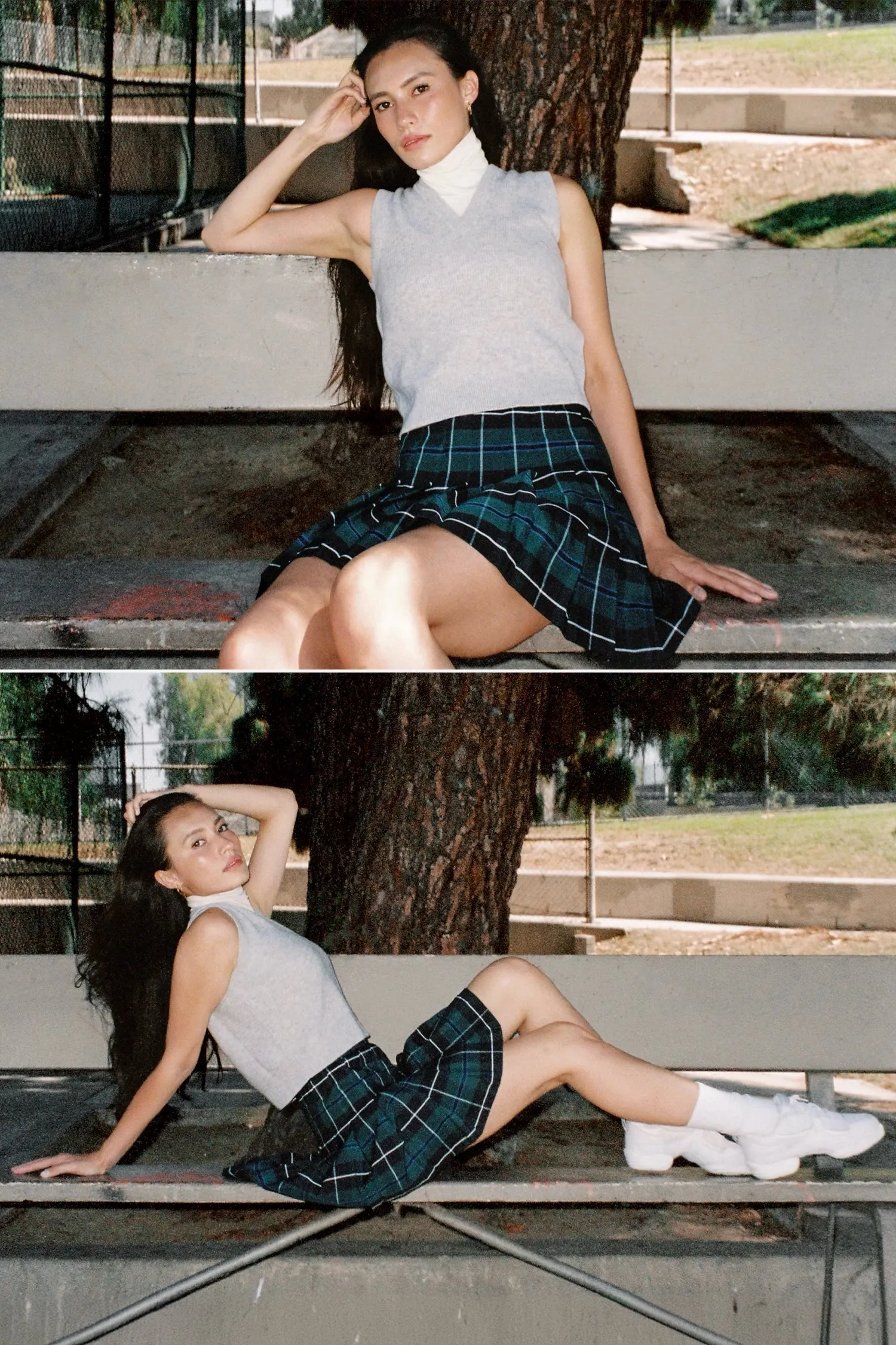 RGB300P - Plaid Tennis Skirt