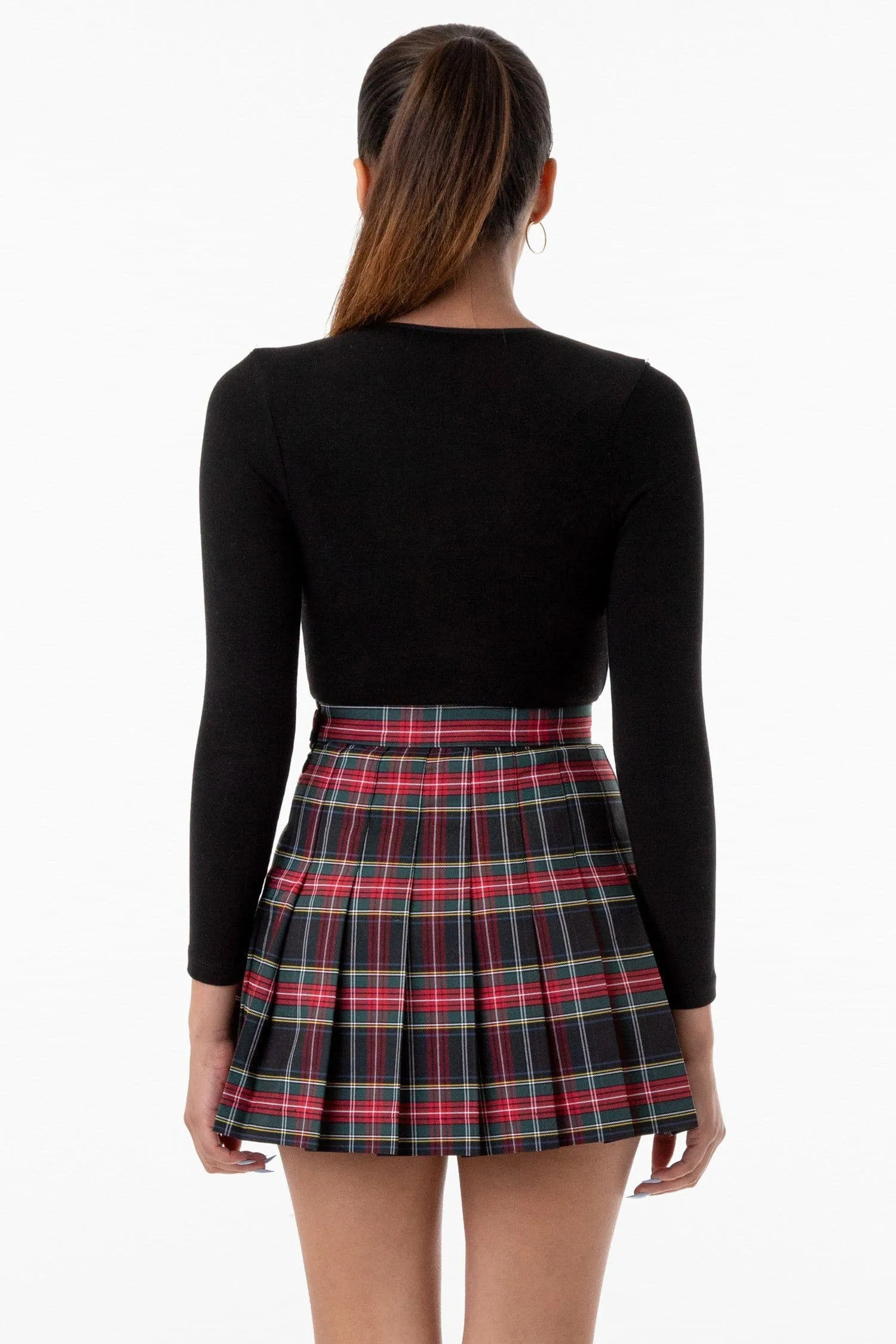 RGB300P - Plaid Tennis Skirt