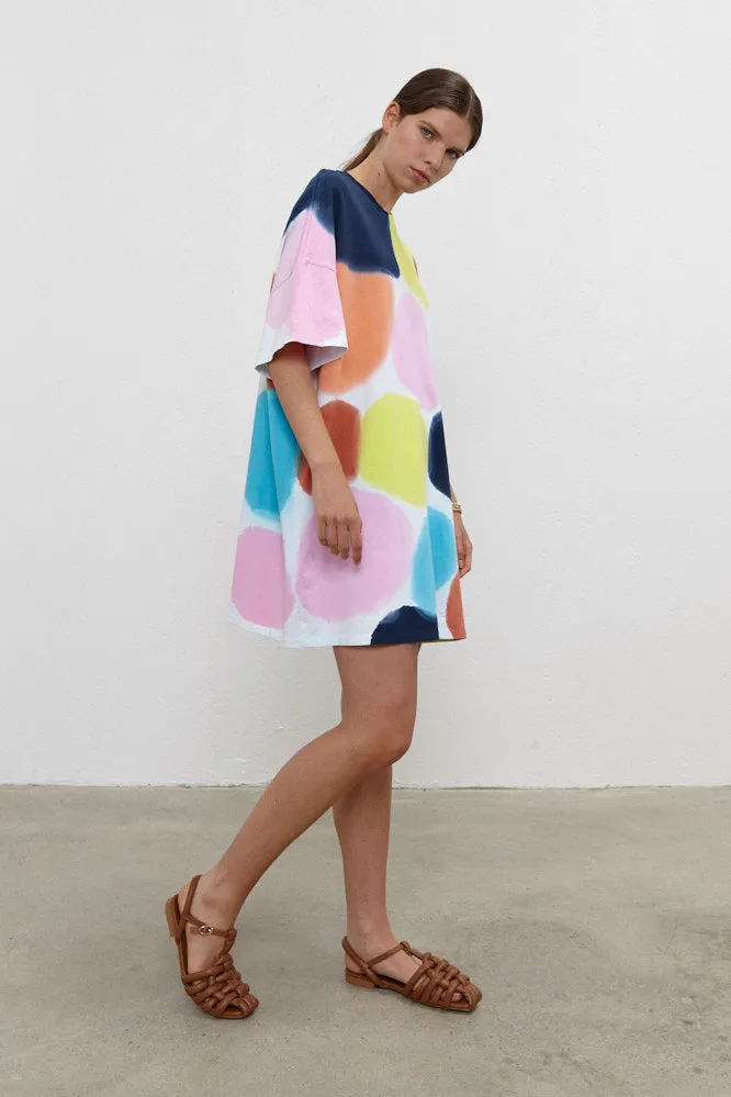 River Mini Shift T-Shirt Dress Multi