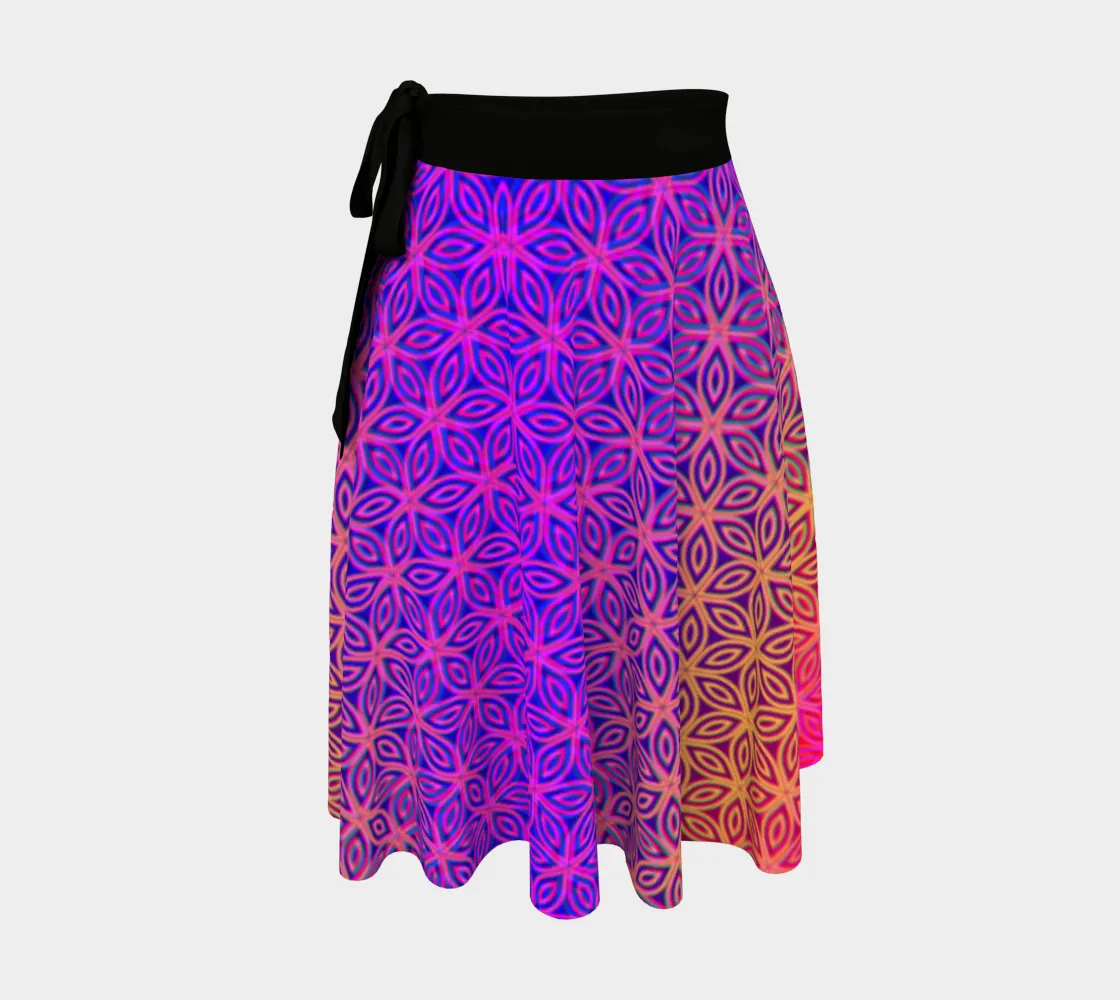 Sacral Bloom Wrap Skirt