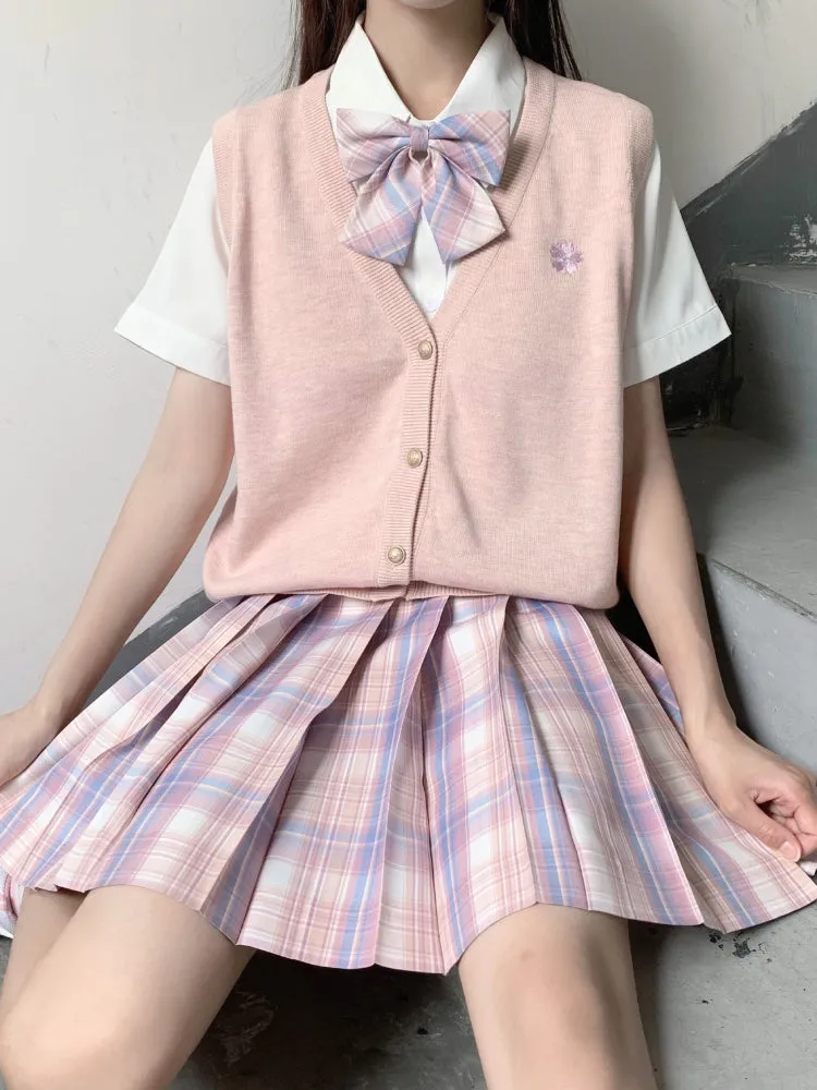 Sakura Dream JK Uniform V Neck Knit Vests