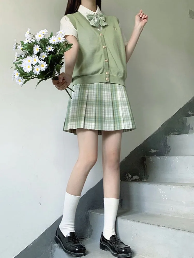 Sakura Dream JK Uniform V Neck Knit Vests