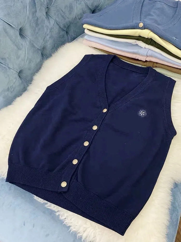 Sakura Dream JK Uniform V Neck Knit Vests