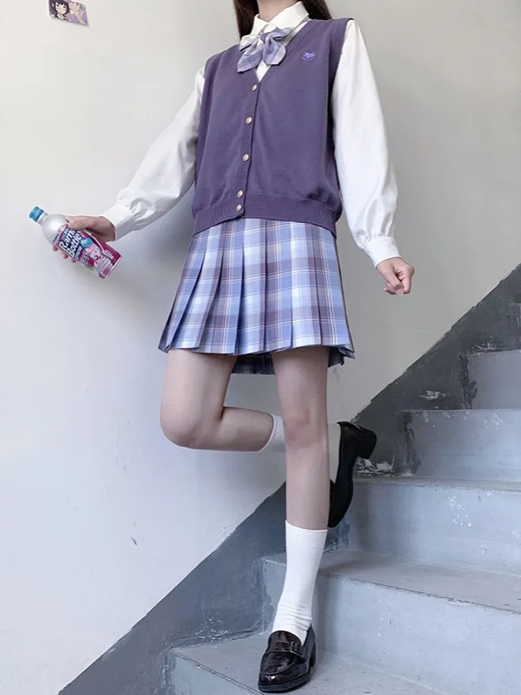 Sakura Dream JK Uniform V Neck Knit Vests