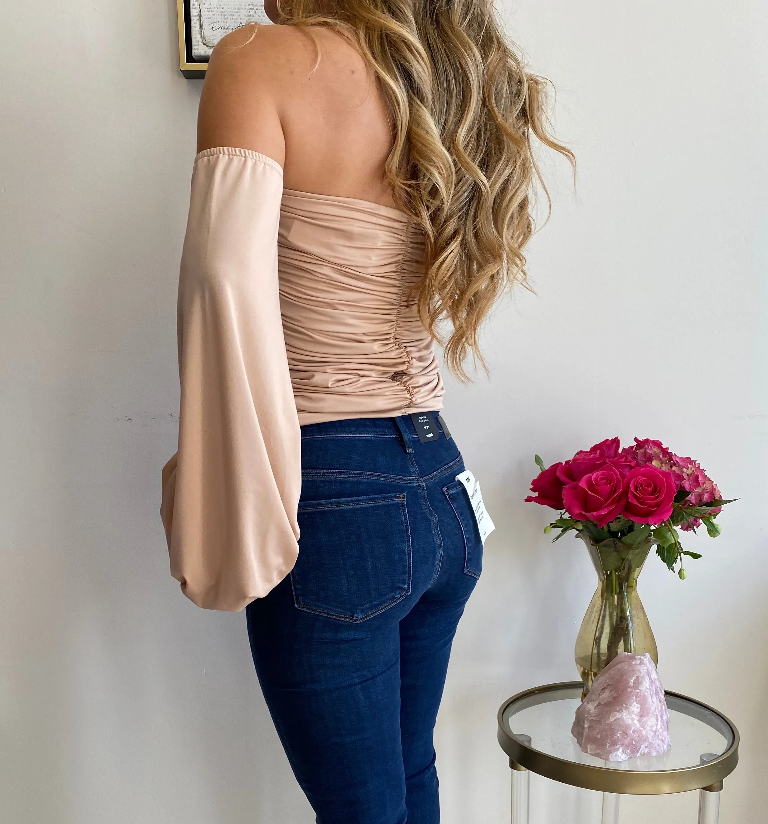 Savee Couture Long Sleeve Corset Top