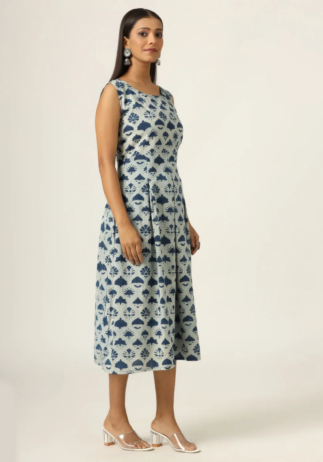 Serene Meadow Cotton Dress