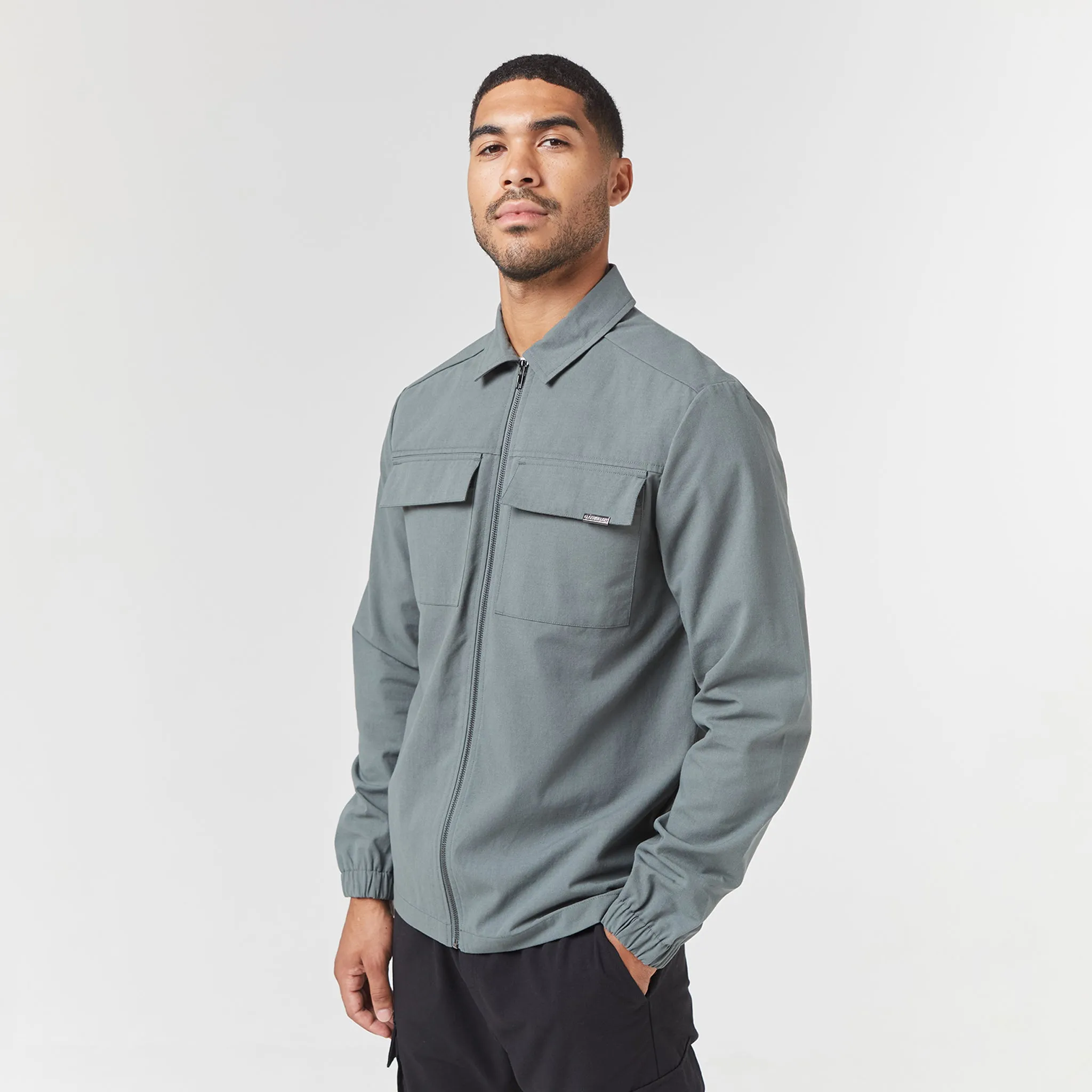 Smart Utility Overshirt | Khaki