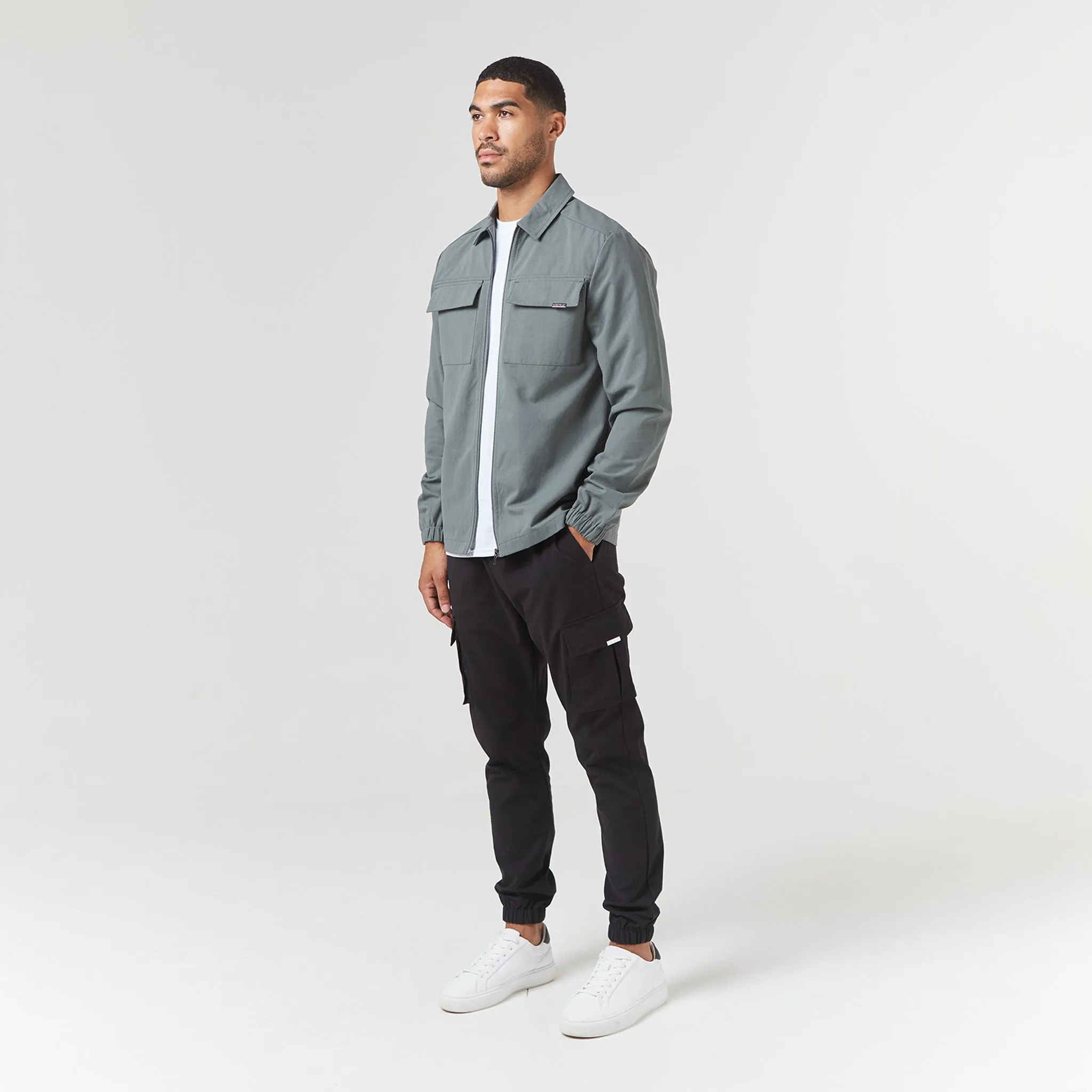 Smart Utility Overshirt | Khaki