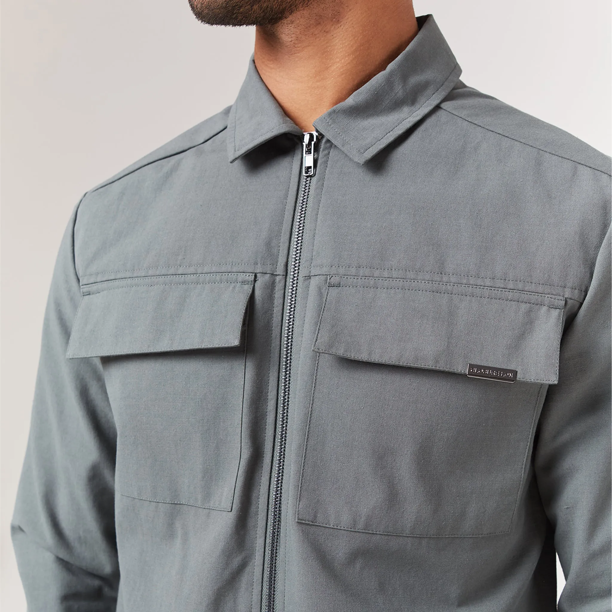 Smart Utility Overshirt | Khaki