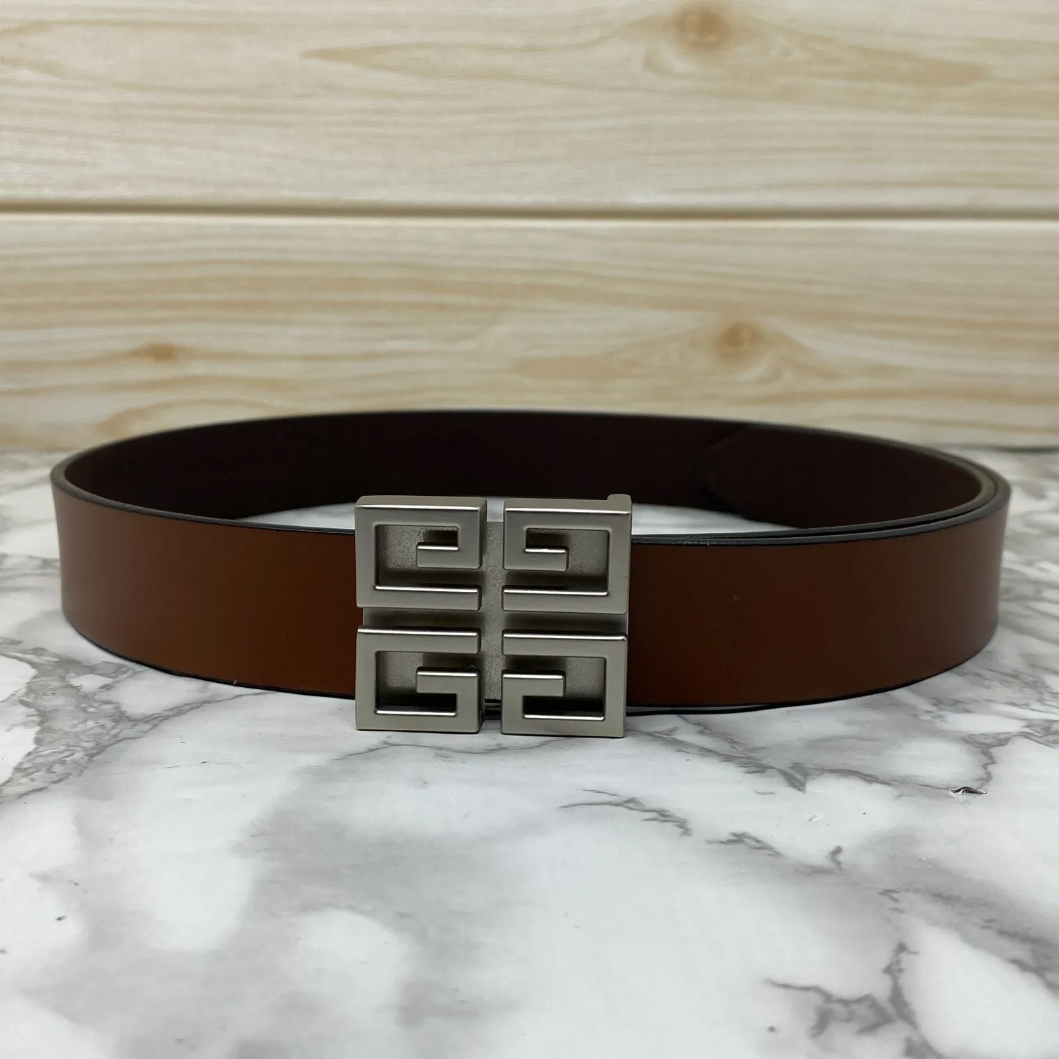 Square Section Leather Strap Belt-JonasParamount