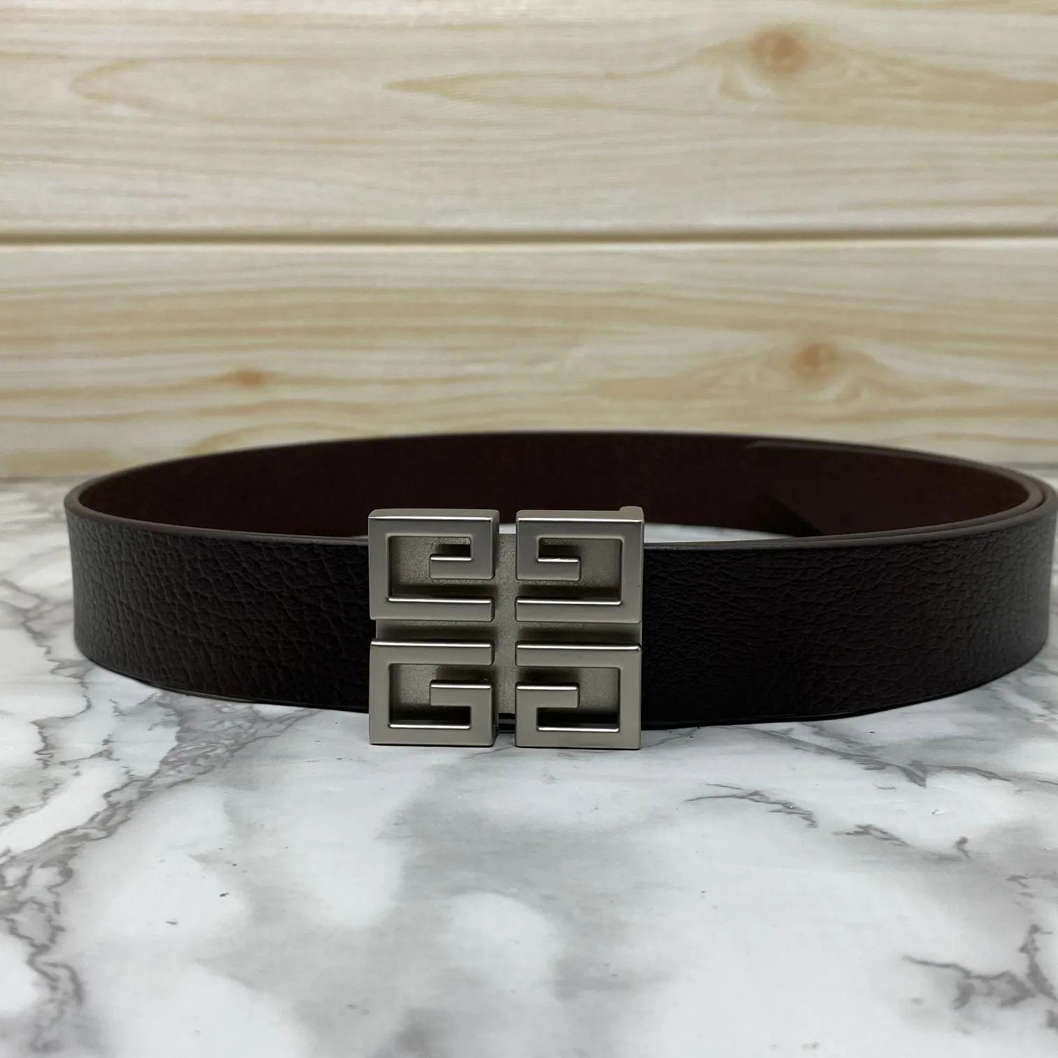 Square Section Leather Strap Belt-JonasParamount