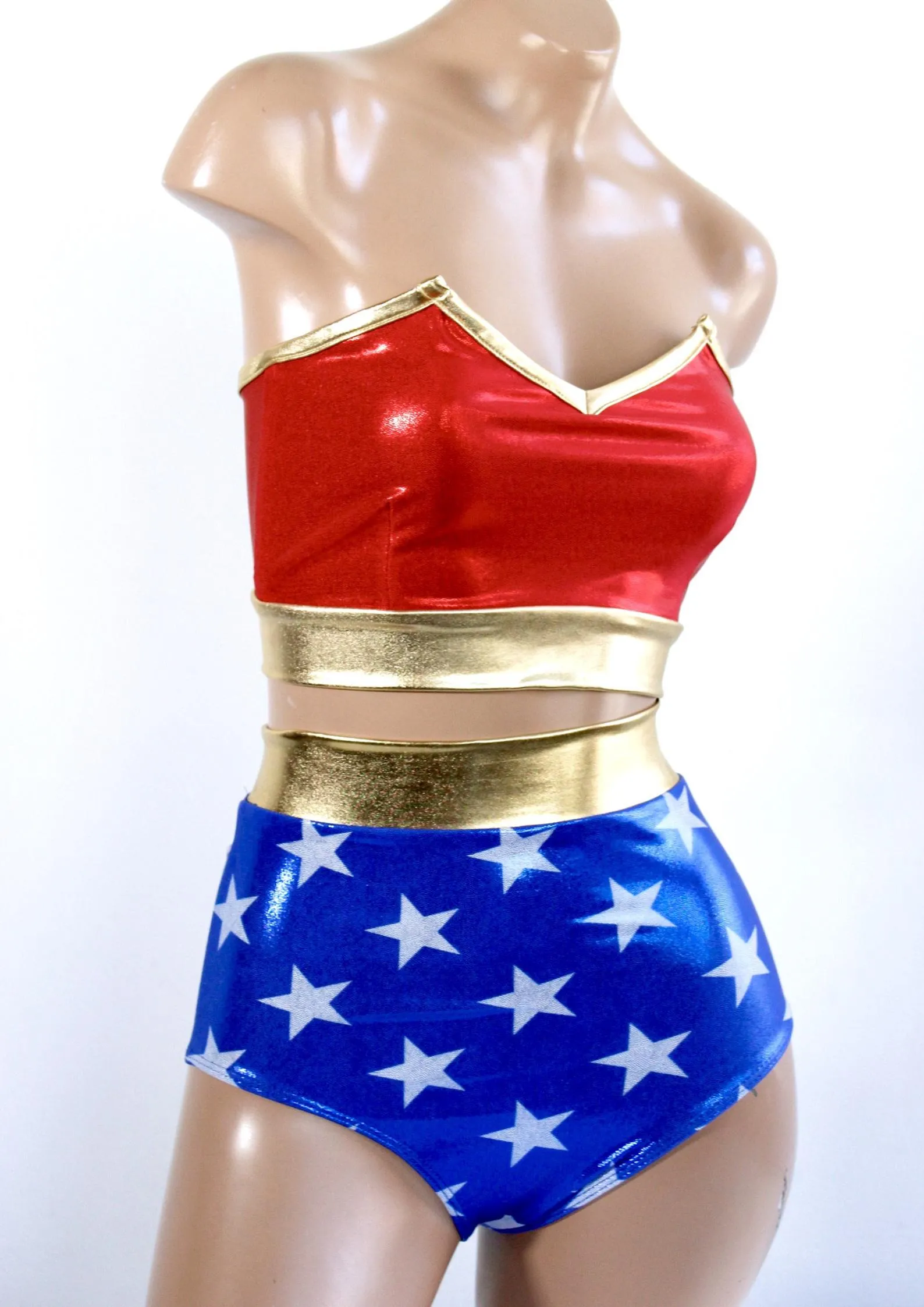 Star Superheroine Bustier Top and Pin Up Bottoms