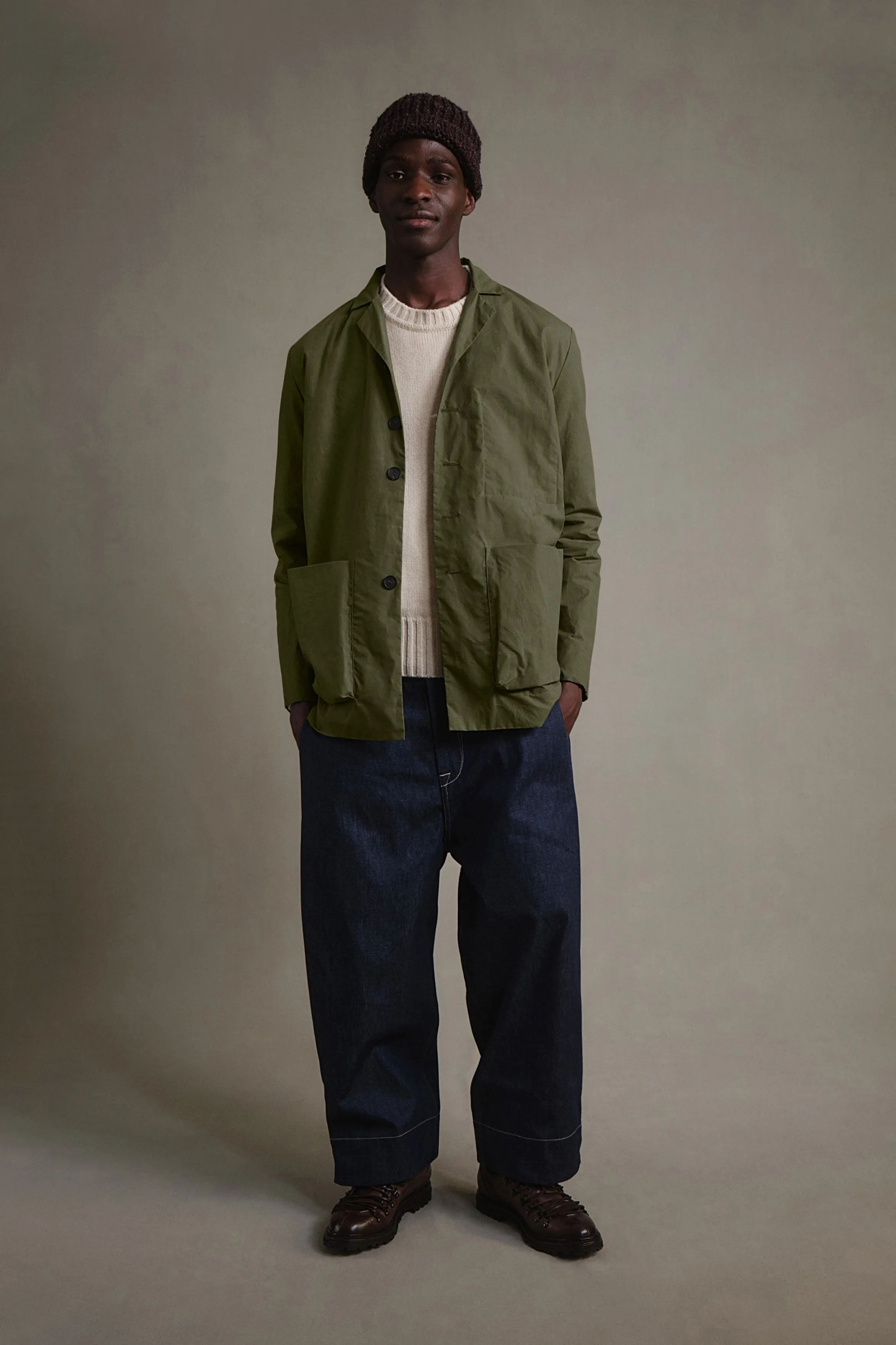 THE PHOTOGRAPHER JACKET / WAX COTTON MOSS