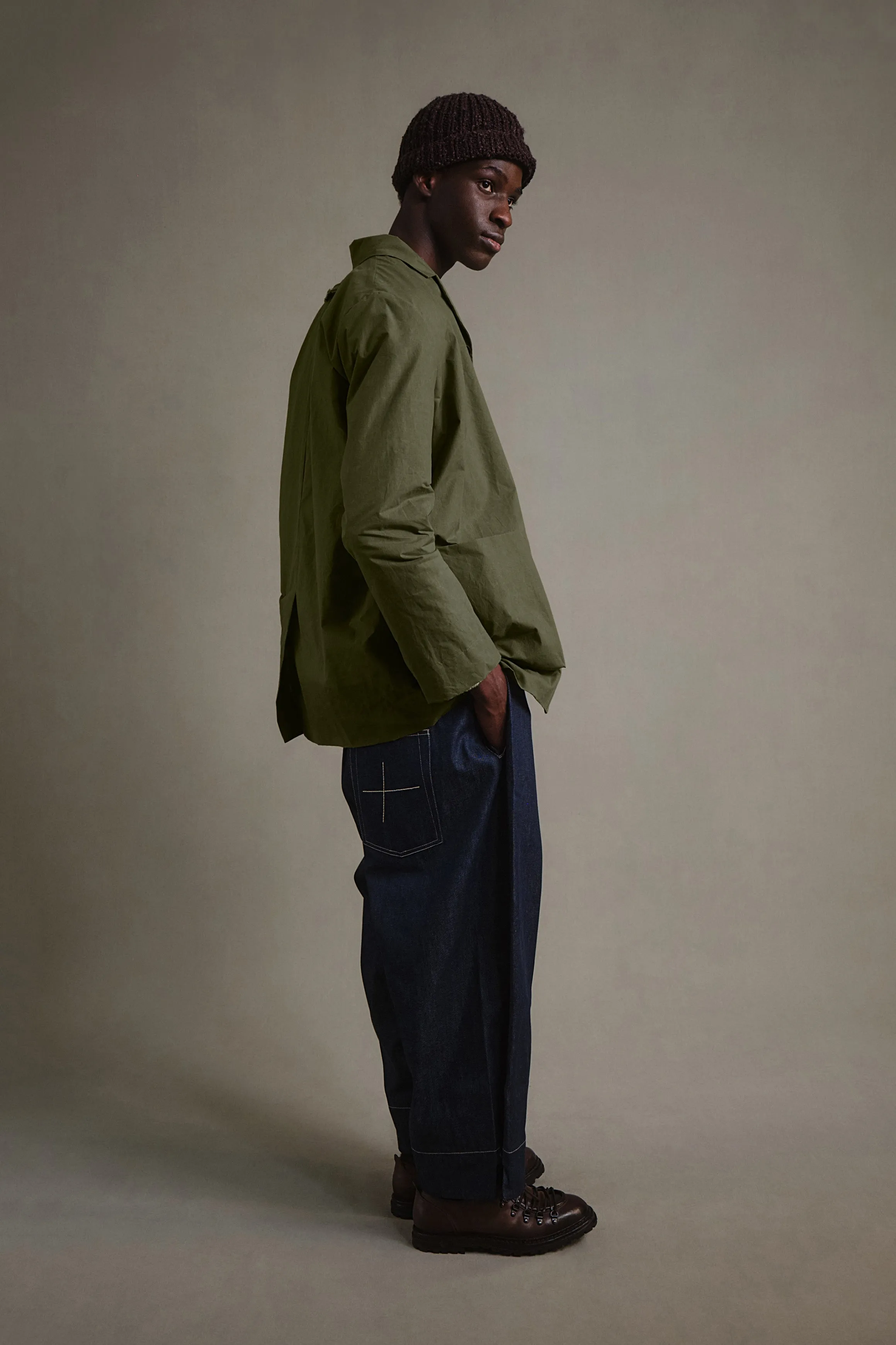 THE PHOTOGRAPHER JACKET / WAX COTTON MOSS