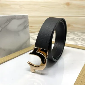 U-Pattern Formal and Casual Leather Strap belt-JonasParamount