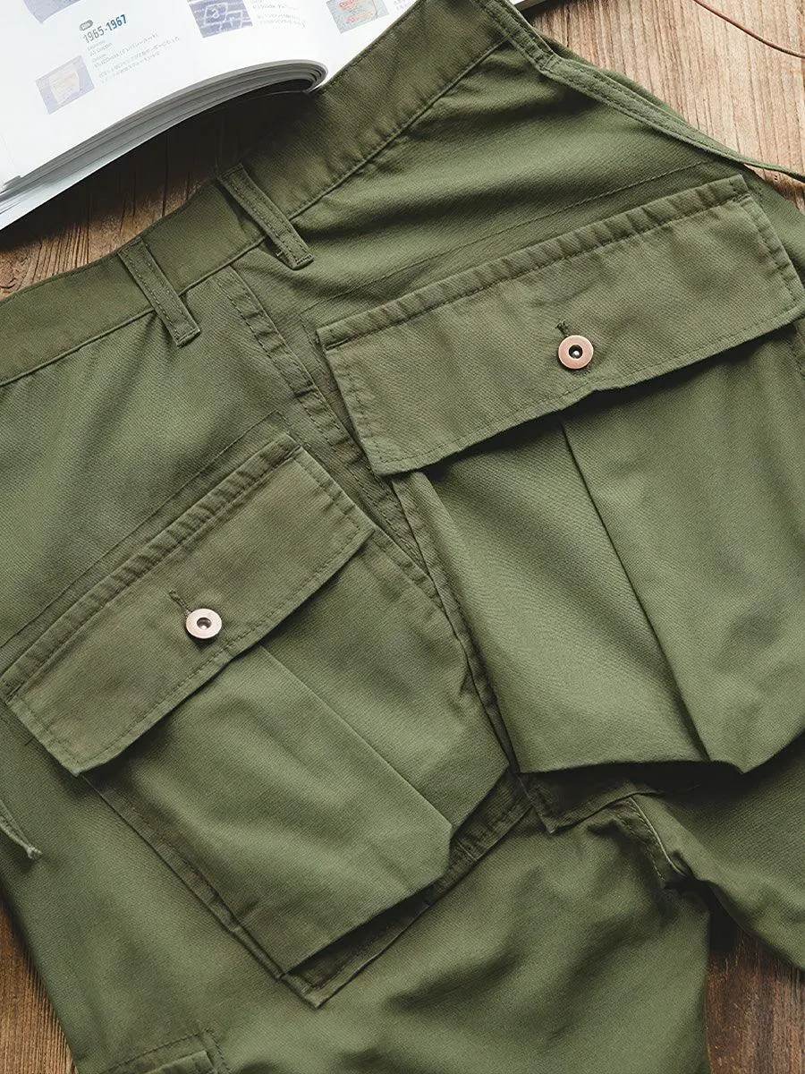 Unsymmetric Pockets Cargo Pants