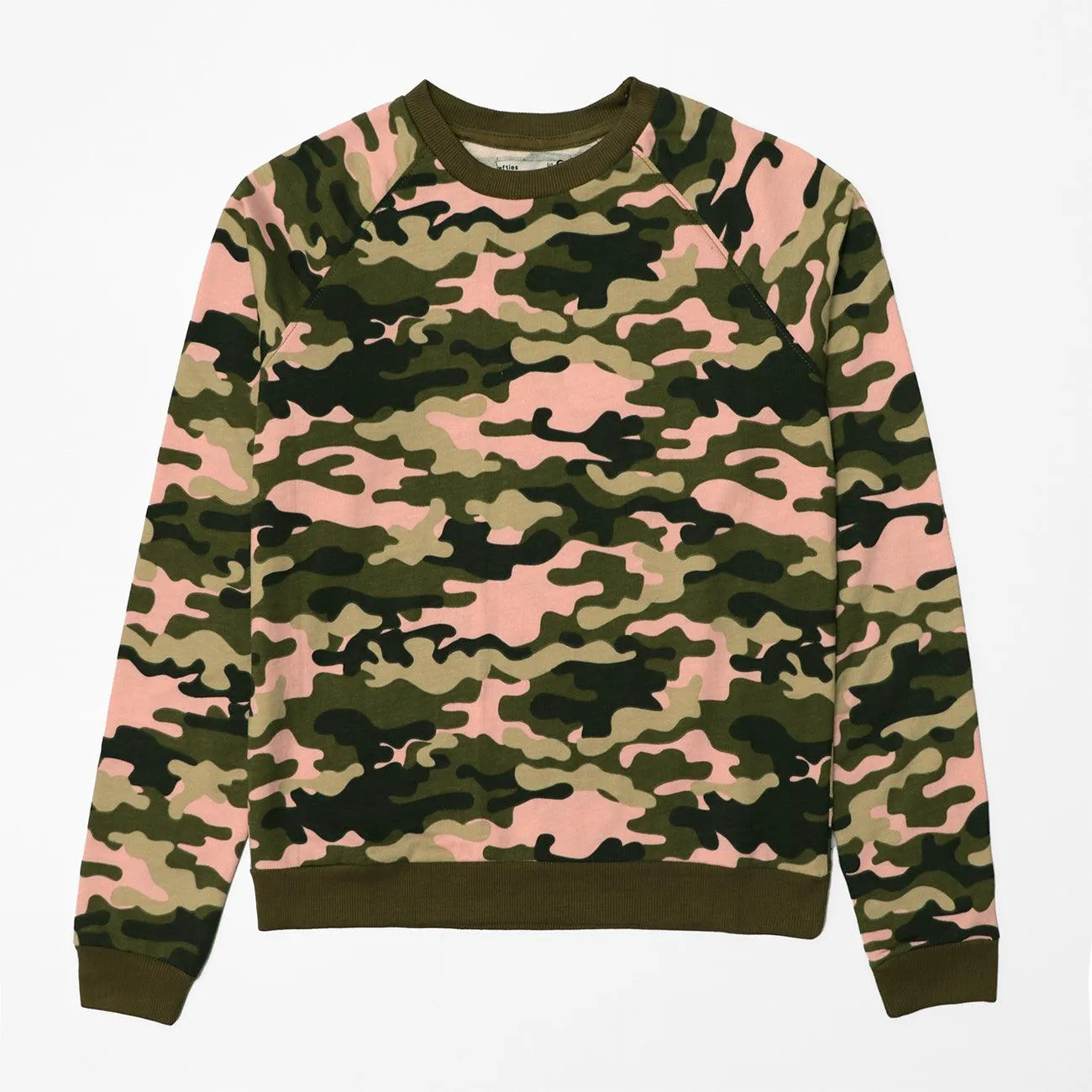 Women Olive Premium Quality All-Over Printed Sweatshirt (LF-11028)