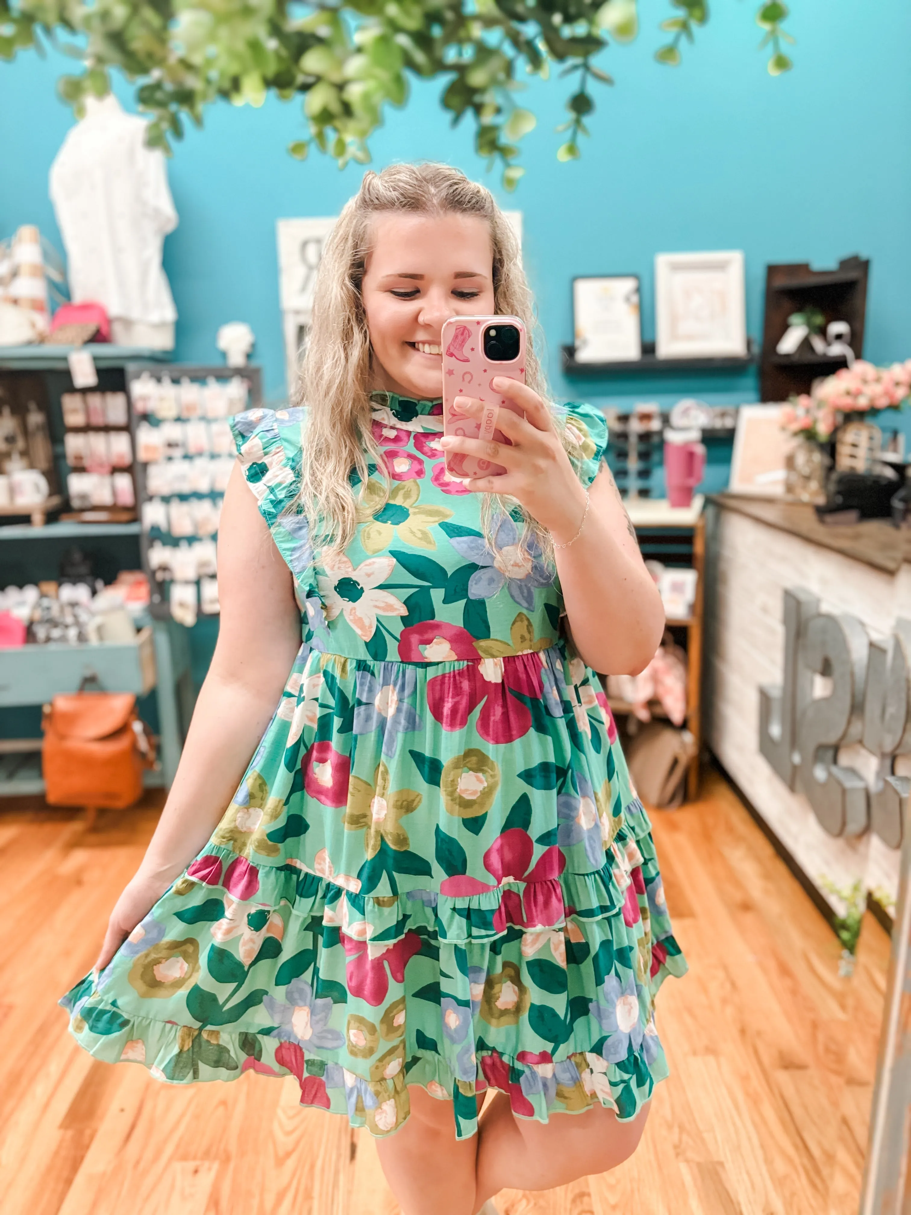 Won't Change My Mind Floral Dress