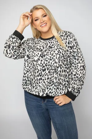 WREN ANIMAL PRINT TOP