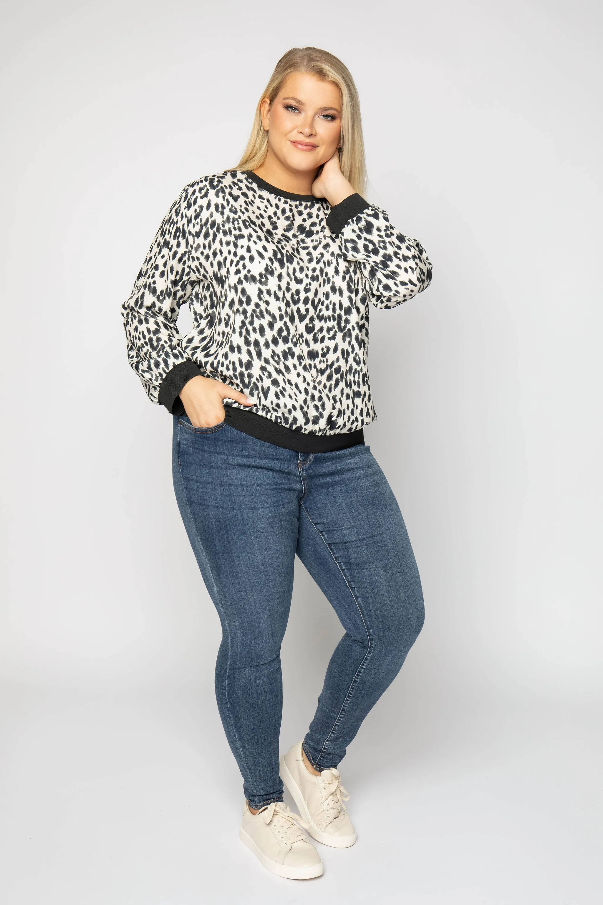 WREN ANIMAL PRINT TOP