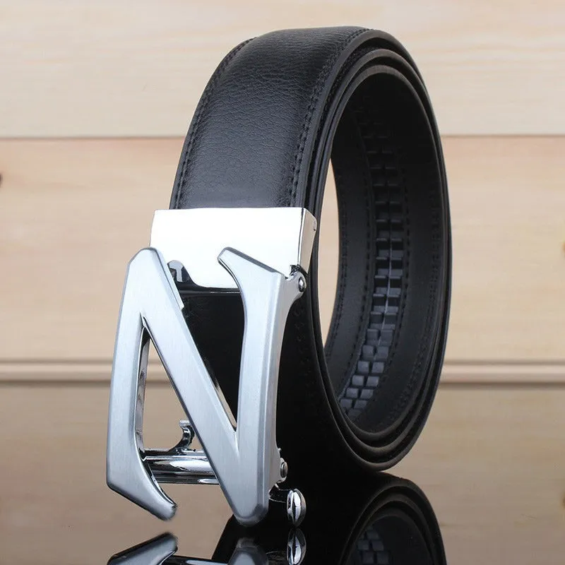 Z letter Automatic Buckle Belt For Men's-JonasParamount