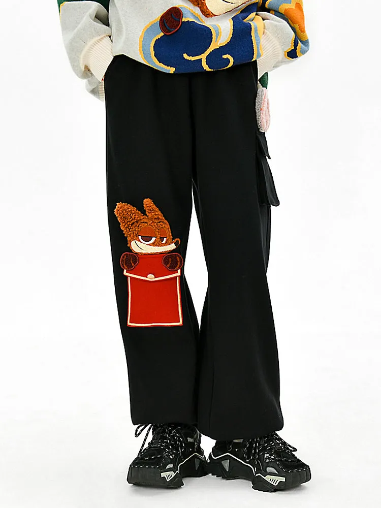 Zootopia High Waist Cargo Pants